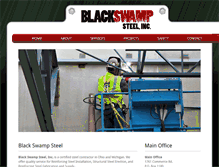 Tablet Screenshot of blackswampsteel.com